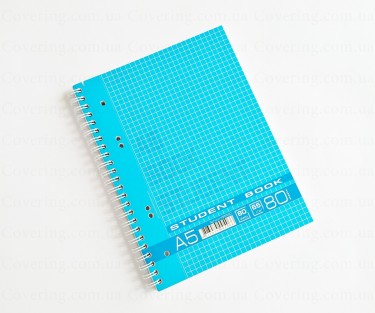 Колледж-блок Student Book ( А5, 80 листов, клетка, голубой)