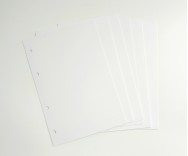 Сменный блок Covering White 80г/м2 для тетрадей на кольцах (А5, 70 листов, белый, чистый лист)