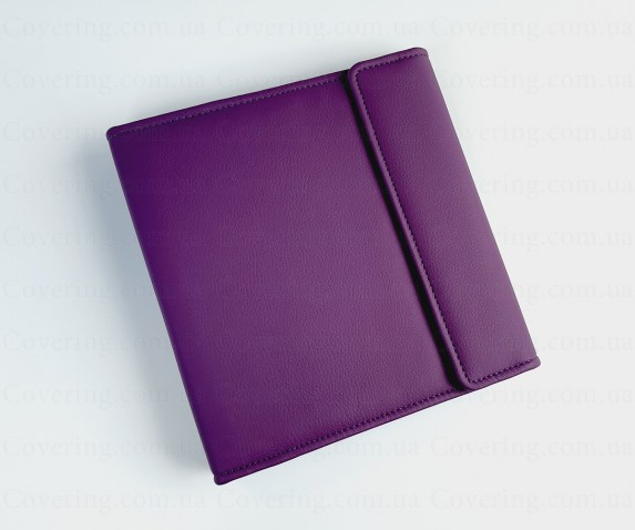 Обложка-органайзер на кольцах для блокнота, ежедневника, планера (А5, иск.кожа, фиолетовый)