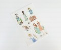 Наклейки-стикеры Девочки-6 для ежедневника, планера (р-р 10*15 см, бумага)