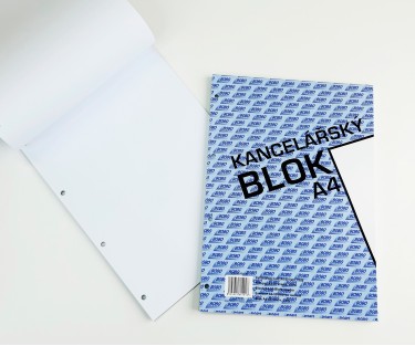 Блокнот-планшет А4 (сменный блок) Bobo А4 с отрывными листами и перфорацией блока (А4, 50 листов, 70г/м2, чистый)